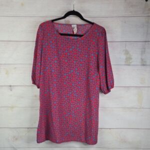 Charming Charlie Red/Blue Dress Size Large